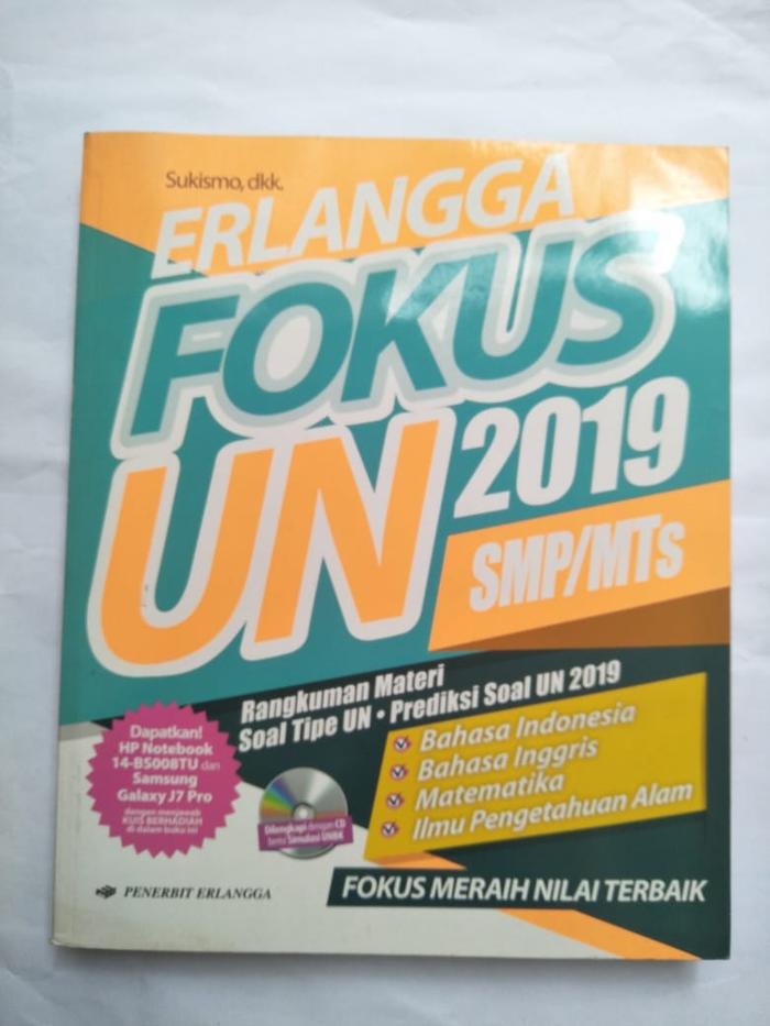 Jual Buku Erlangga Fokus Un Smp 2019 Kota Depok Sw Lapak Tokopedia