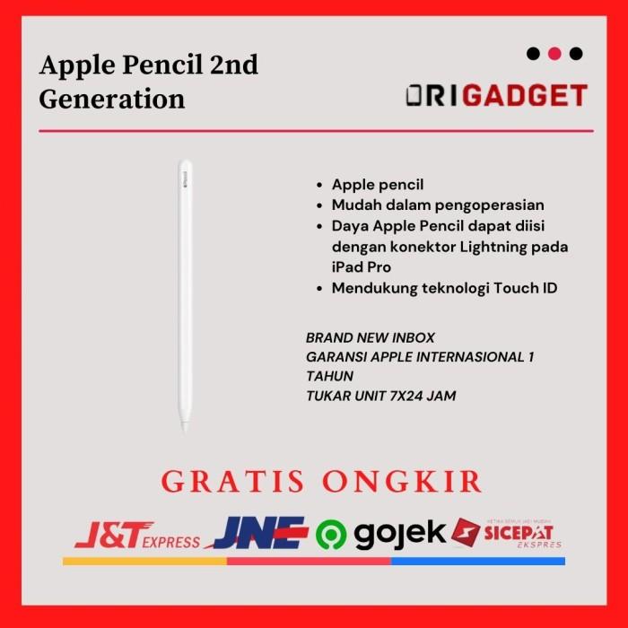 Gambar Apple Pencil 2nd Generation for iPad Pro - PENCIL ONLY dari Origadget undefined Tokopedia