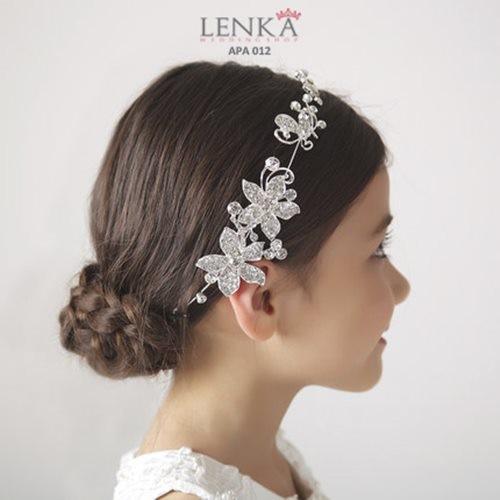 Gambar Aksesoris Tiara Pesta Anak l Lenka - APA012 - Putih Silver dari Lenka Wedding Shop undefined Tokopedia