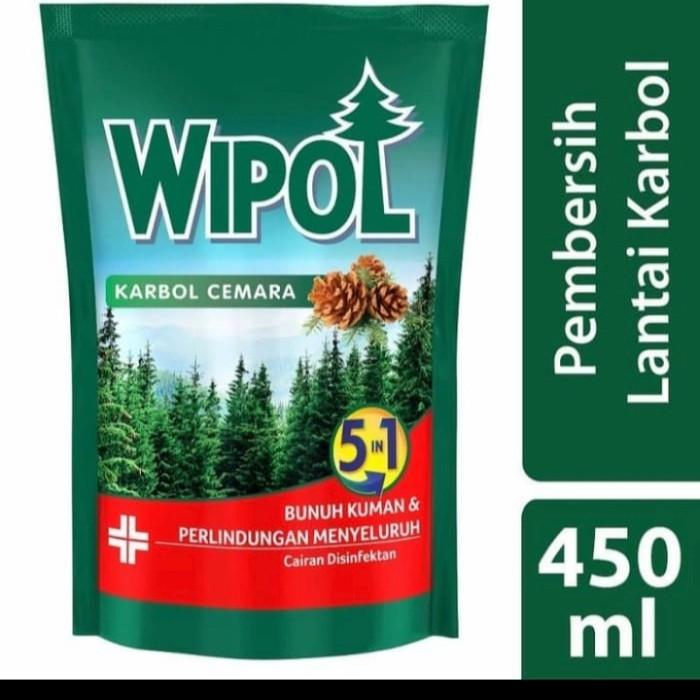 Gambar WIPOL Karbol Cemara Refill Pouch 450 ml & 750 ml - 780ml dari TheKribstore undefined 3 Tokopedia