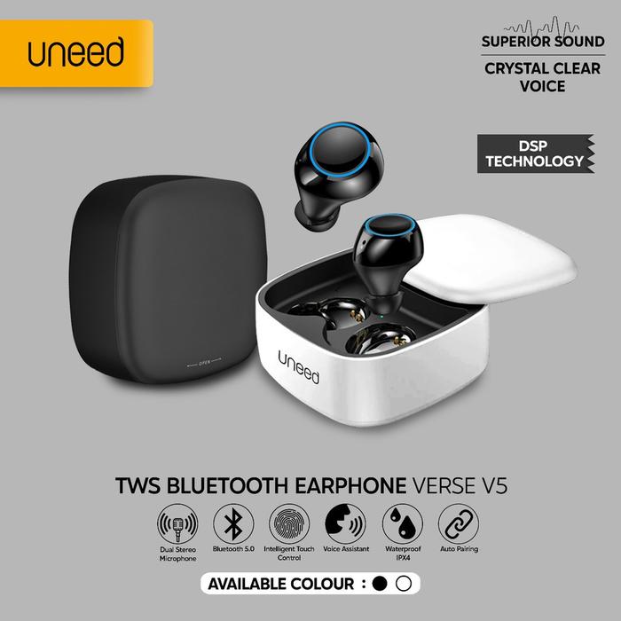 Jual UNEED TWS Bluetooth 5.0 Earphone 