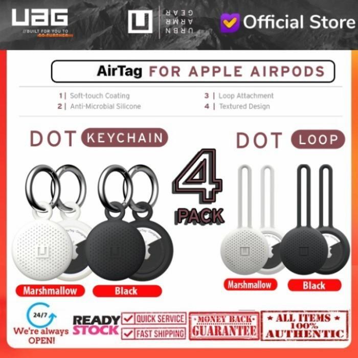 Gambar Case Apple AirTag UAG Dot Protective Casing 4 Pcs Gantungan Kunci Soft - 4 set loop dari i- Shop Jakarta undefined Tokopedia