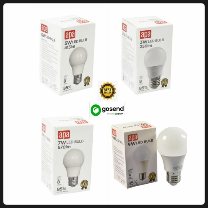 Gambar APA - BOHLAM LAMPU LED 3W/5W/7W/9 WATT - ORI ACE HARDWARE - 9 WATT - 5 WATT dari Bandung Perkakas Official undefined Tokopedia