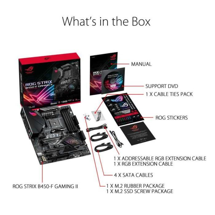 motherboard strix b450 f gaming