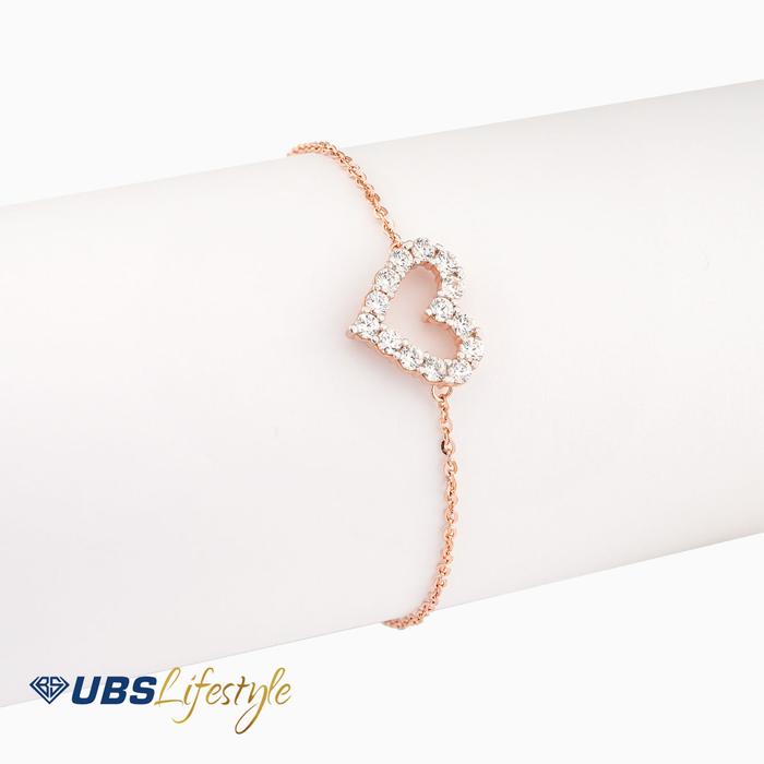 Gambar GELANG GOLD UBS MILLIE MOLLY - KSG0794 - 17K - Rose Gold, Adj 19 cm dari UBS Lifestyle undefined Tokopedia
