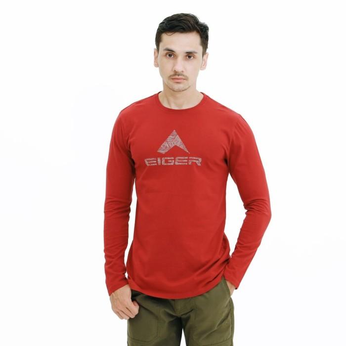 Gambar KAOS EIGER ETNISCH LS T-SHIRT - Maroon, XXL dari Shoots Official undefined Tokopedia