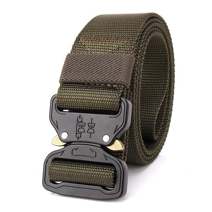 Gambar Ikat Pinggang Pria Delta 50 Sabuk Gesper Belt Tactical Canvas Original - Hijau dari Gaptex Project undefined Tokopedia