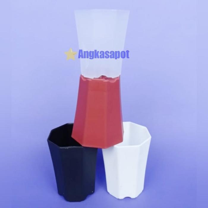 Gambar Pot NKT Pagoda 5 Mini Warna Untuk Bunga Tanaman - Putih dari Angkasapot Kota Tangerang Tokopedia