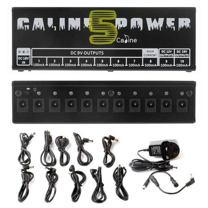 Gambar Caline Power Supply 10 Isolated Output EU Guitar Effect Pedal - CP-05 - Hitam dari JKT78 undefined Tokopedia