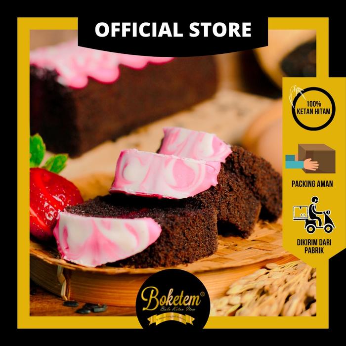 Gambar Bolu Ketan Hitam - Boketem - Oleh Oleh - Aman Kirim Se-INDONESIA - Strawberry dari Bolu Ketan Item Bandung undefined Tokopedia