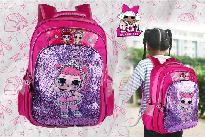 Gambar Tas Sekolah Anak Perempuan - Ransel Anak SD Cewek Karakter LOL - 12 or - 16 Sequin dari toko tas makmur jaya undefined Tokopedia