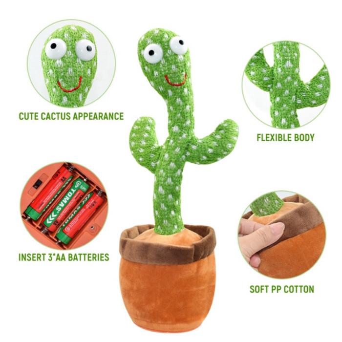 Gambar Boneka Kaktus Goyang dan Bicara Dancing Cactus Dancing Kaktus Bicara - BATERAI dari Educationplays undefined Tokopedia