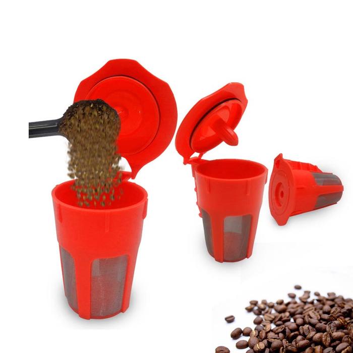 Jual [Baru] KC-COFF18 K-Cup Refillable Coffee Capsule Cup Drip