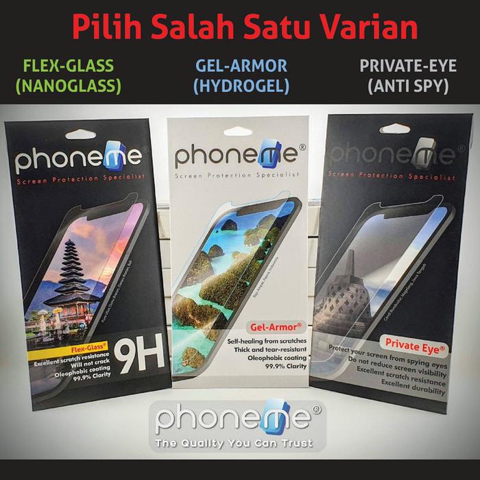 Gambar PhoneMe for iPhone 13 Mini Isi 2 Hydrogel Nano Tempered Glass Anti Spy - Hydrogel Isi 2, Clear dari PhoneMe Indonesia undefined Tokopedia