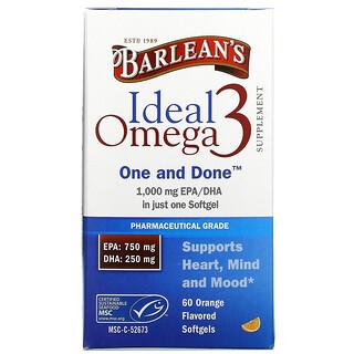 Jual Barlean's Ideal Omega 3 Orange 1000 mg EPA/DHA 60softgel - Kota Batam  - JO Mart 89 | Tokopedia