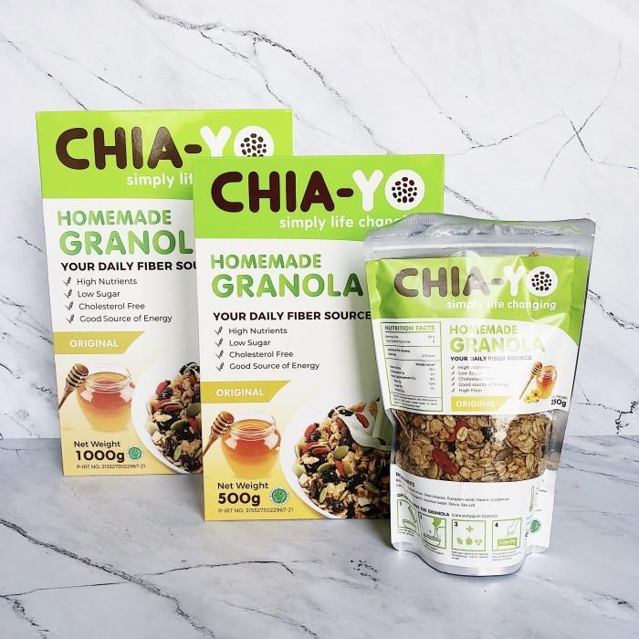 Gambar Chia-Yo: Chiayo Granola Original 250gr / 500gr / 1kg Healthy - 250g, Original dari Madegood Market undefined Tokopedia
