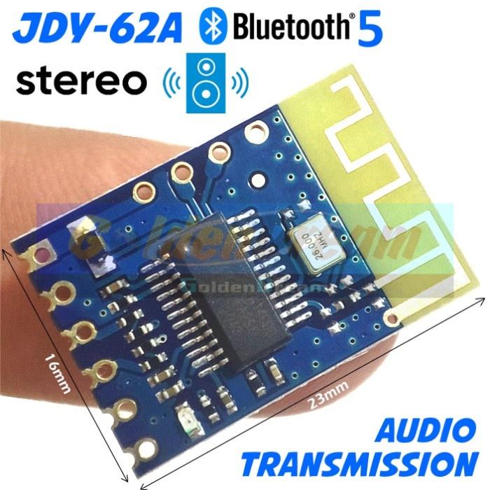 Gambar JDY-62A Bluetooth 5.0 Stereo Audio Mini Wireless Module Arduino Music dari VISITEK undefined Tokopedia