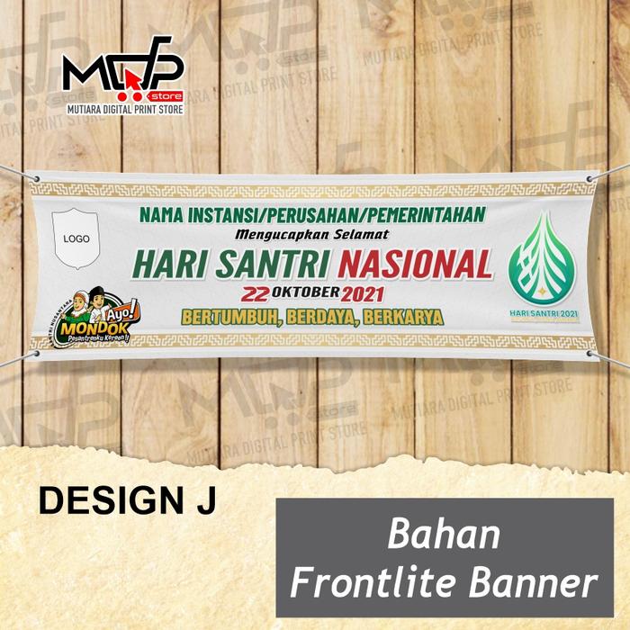 Gambar SPANDUK BANNER HARI SANTRI NASIONAL 2 X 0.5 M CUSTOM NAMA MDPRINTSTORE - DESIGN I dari MDPrintStore undefined 5 Tokopedia