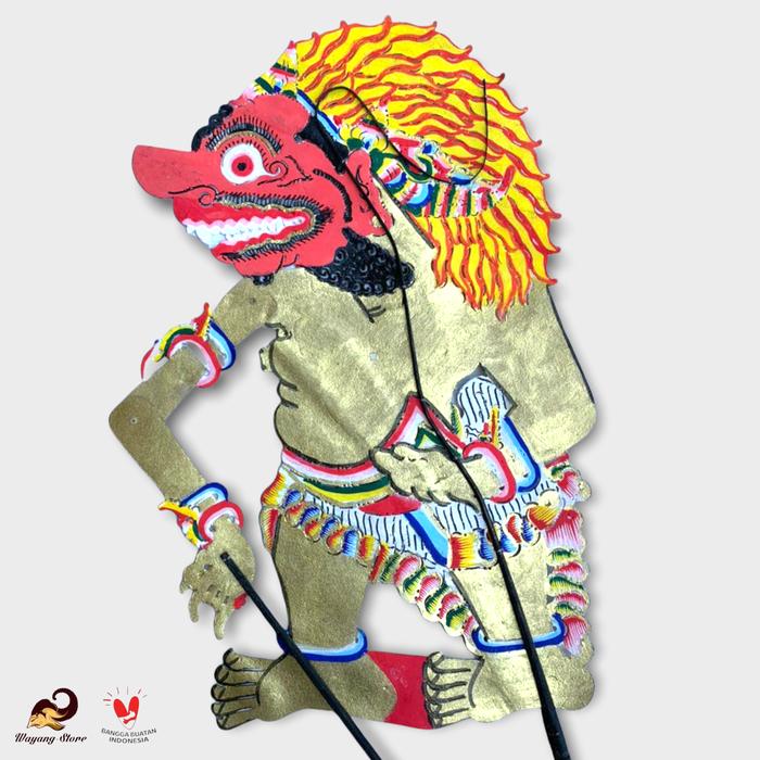 Gambar Wayang Kulit Raksasa / Buto Rambut Geni dari wayangstore.id undefined Tokopedia