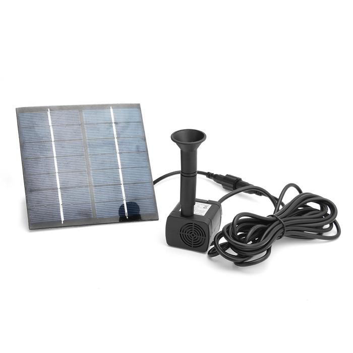 Gambar HOTT JT-180 1.4W 7V Solar Panel Power Fountain Pump Outdoor Garden dari Online Shop_Toserba undefined Tokopedia
