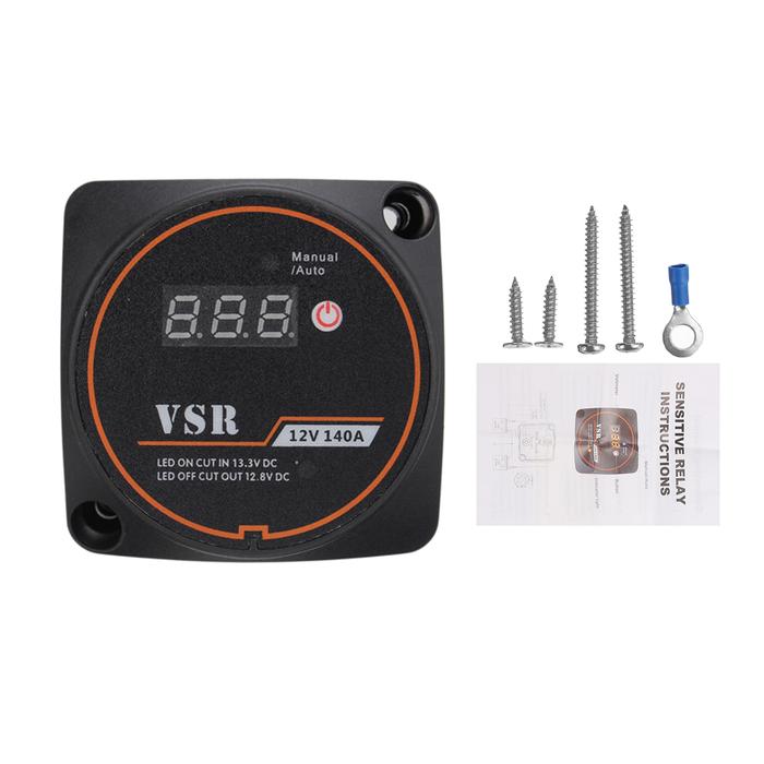 Gambar HOTT 12V 140A Automotive Dual Battery Digital Display Isolator dari Online Shop_Toserba undefined Tokopedia