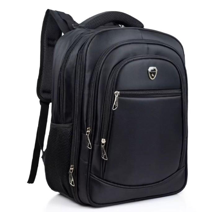 Gambar Tas Ransel POLO GIVES Original Import HIgh / Tas Ransel Pria - Hitam - Hitam dari toko tas makmur jaya undefined Tokopedia