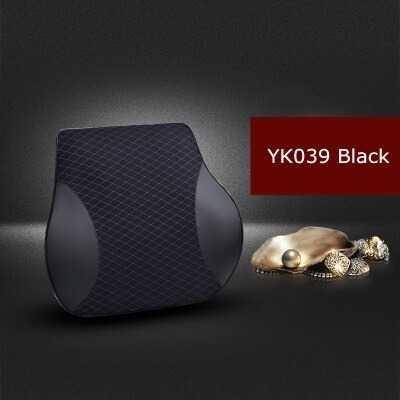 Gambar Bantal Mobil Sandaran Leher / Punggung Memory Foam Ergonomis Lumbar - Hitam, Punggung Only dari Bakomersil undefined Tokopedia