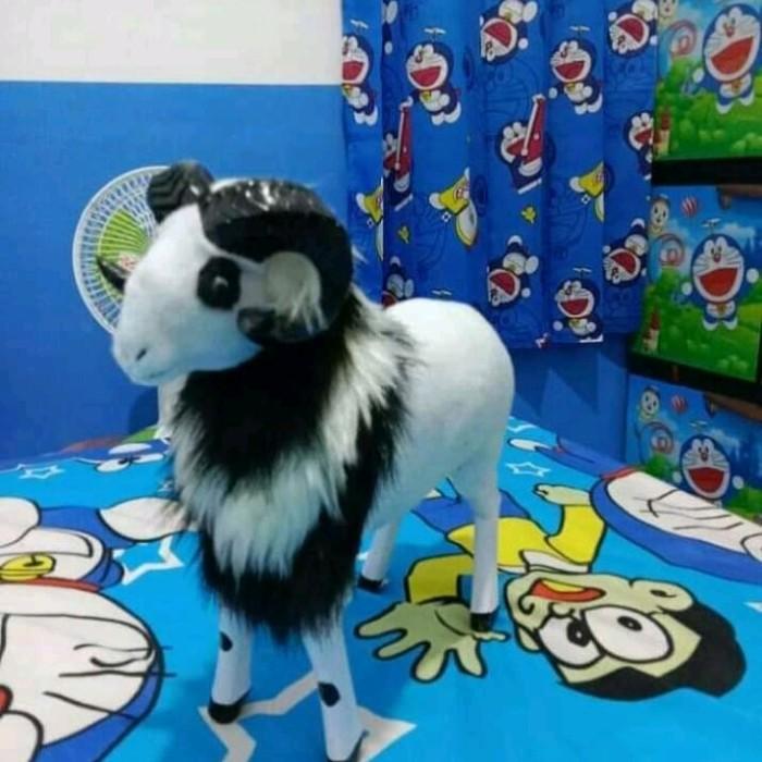 Gambar Mainan Miniatur Boneka Domba Mini Khas Garut - putih hitam, All Size - putih hitam, All Size dari Laudza Toys undefined Tokopedia