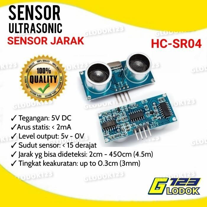 Sensor Tanpa Arduino Jual Sensor Jarak Ultrasonik Ultrasonic Distance Measuring Arduino HC ...
