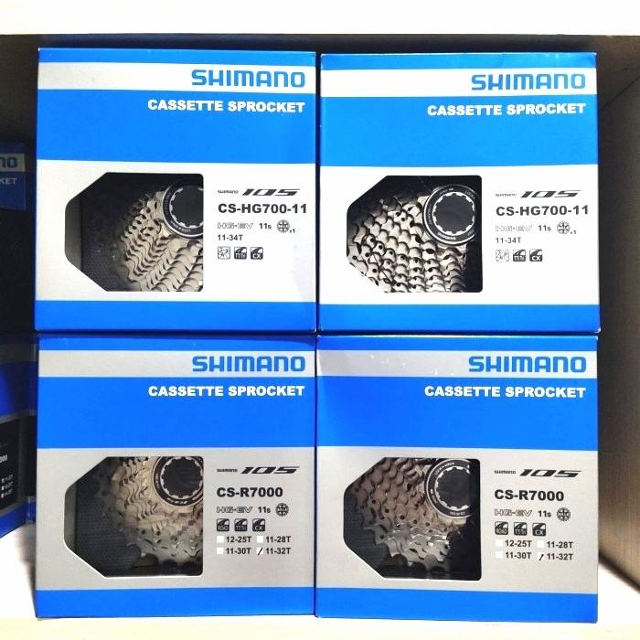 Gambar Sproket Sprocket Shimano 105 R7000 11-28 11-30 11-32 11-34 T 11 Speed - 11-32T dari Pedalworks Id undefined Tokopedia