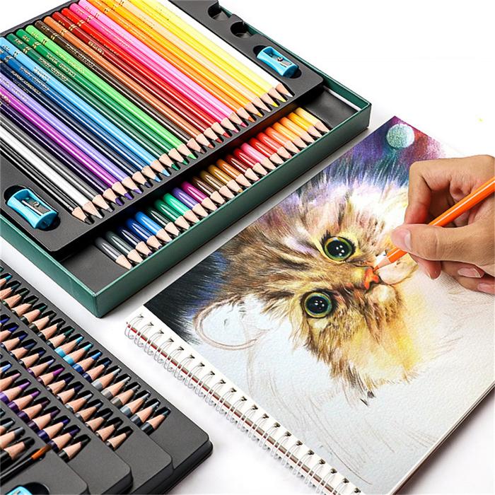 Gambar OBOS Water Soluble Color Pencil Set 48/72/120/200 Color dari CV Adi Nugroho undefined Tokopedia