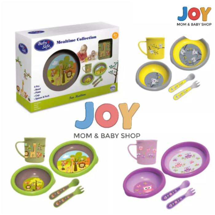 Gambar Baby Safe Feeding Mealtime Collection Set Perlengkapan Makan Bayi - Ungu dari JOY Mom and Baby undefined Tokopedia