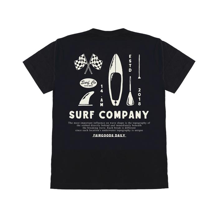 Gambar Fairgoods Kaos - Surf Company - Hitam - S dari fairgoods undefined 5 Tokopedia