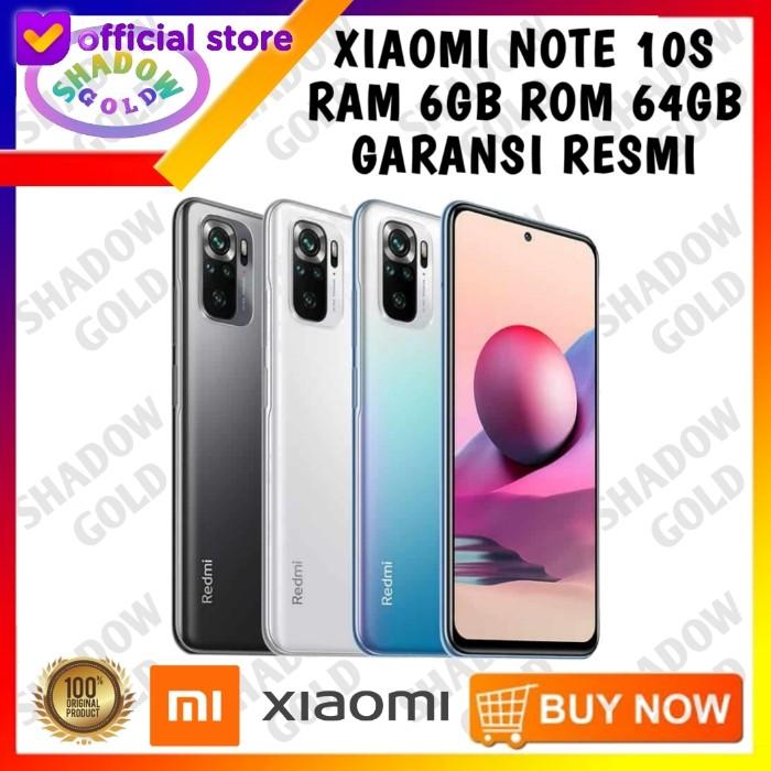 Gambar Xiaomi Redmi Note 10s 6/64 RAM 6GB ROM 64GB GARANSI RESMI - NFC - OCEAN BLUE dari yatsbager undefined Tokopedia