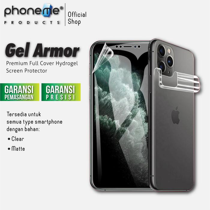 Jual Realme X50 PhoneMe Gel-Armor Hydrogel Depan Belakang