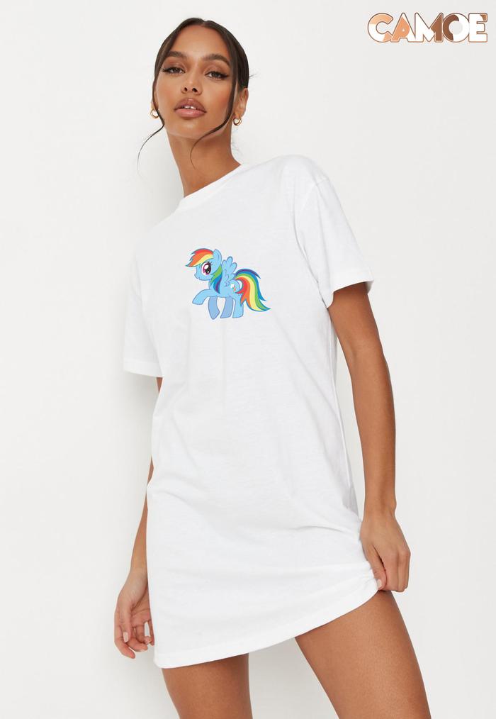 Jual Tshirt Dress Kaos My Little pony rainbow dash Kota