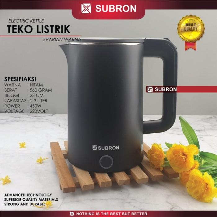 Gambar SUBRON Teko Termos Listrik Pemanas Air Thermos Kettle Electric 2 Liter - Hitam dari SUBRON KITCHENWARE undefined Tokopedia