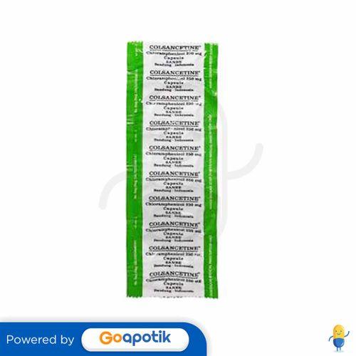 Gambar COLSANCETIN 250 MG KAPSUL STRIP dari Apotek Kosambi By GoApotik undefined Tokopedia