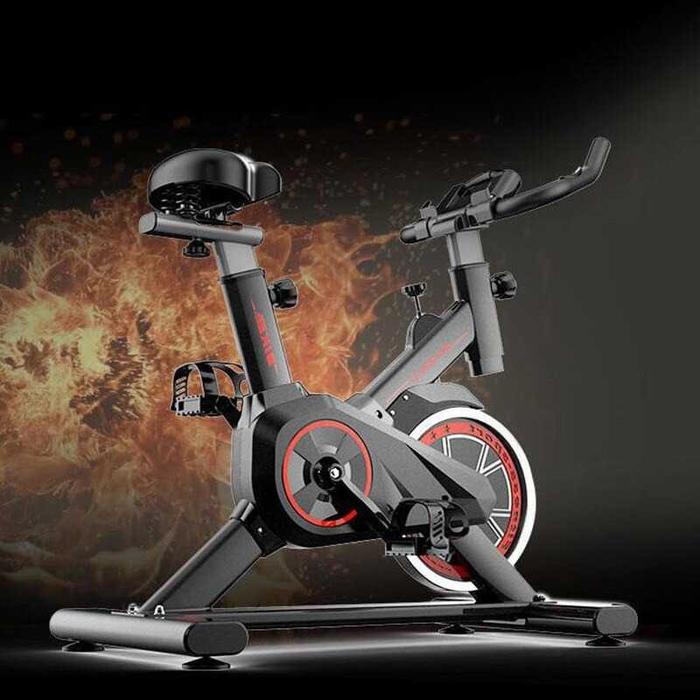 Gambar Sepeda Statis Rumah Fitnes Spinning Bicycle Exercise Indoor Gym Bike - Hitam dari Milan Shoping undefined Tokopedia
