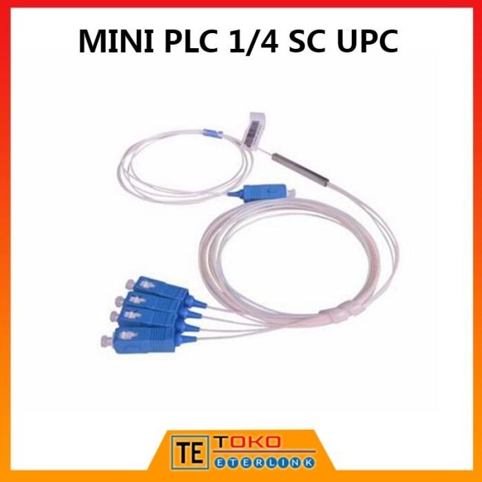 Gambar Fiber Optic Passive splitter MINI PLC Splitter Micro 1:4 SC UPC - FO25 dari eterlink.id undefined Tokopedia