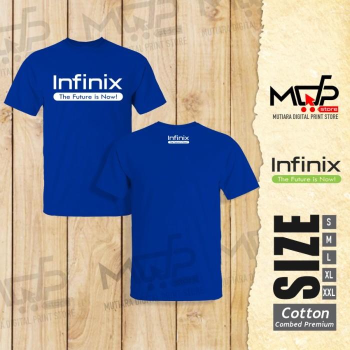 Gambar KAOS INFINIX BAJU PRIA WANITA TSHIRT DEWASA MDPSTORE - Biru-Dongker, M dari MDPrintStore undefined 4 Tokopedia