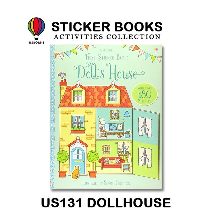 Gambar Usborne First Sticker Book Buku Edukasi Dini Anak Sticker 3 - Dollhouse dari onebaby shop undefined Tokopedia