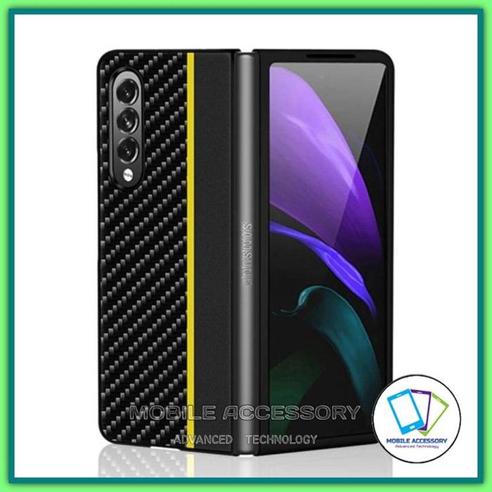 Gambar Case Carbon Fiber Samsung Galaxy Z Fold 3 raCaseta Leather Casing Hp - Kuning dari Mobile Accessory Case undefined Tokopedia