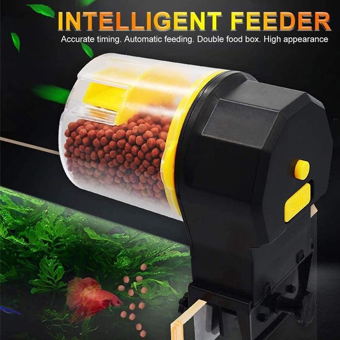 Gambar Gabi Dispenser Makanan Ikan Otomatis Aquarium Automatic Fish Food Feed dari Semarang Notebook Store undefined Tokopedia
