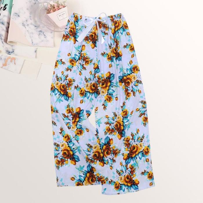 Gambar Celana Kulot Import Aksen Pita / Celana Santai / Fashion Wanita CK200 - Motif 04 dari PinKio undefined Tokopedia