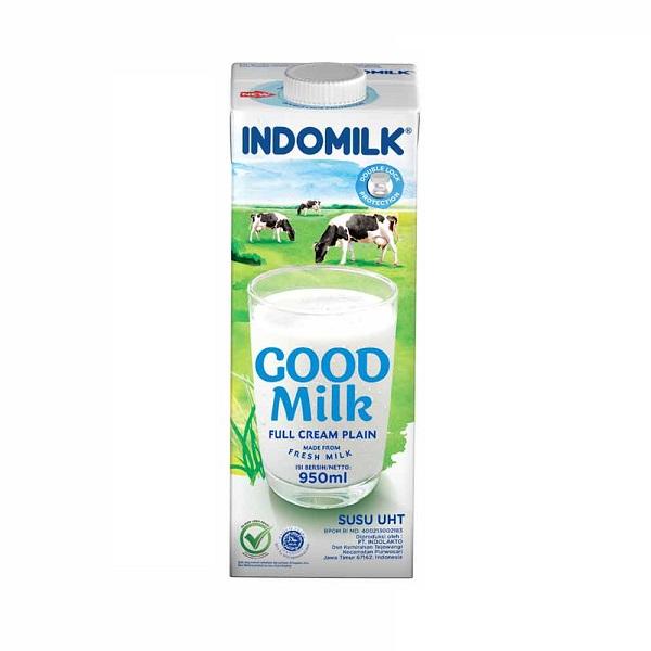 Gambar INDOMILK UHT PLAIN 950 ML - SUSU dari Hypermart Tole Iskandar undefined Tokopedia