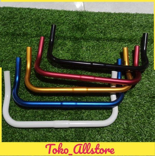 Gambar stang bullhorn bulhorn Sepeda 25.4 fixie lipat minivelo minion MISSILE - Putih dari rejekisubur_NEW undefined Tokopedia