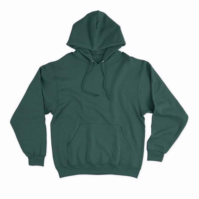 Jual Hoodie Hijau Army Polos Bisa 