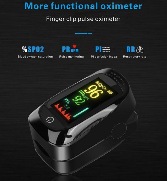 Gambar Oximeter A2 Fingertip Pulse Sp02 Alat Ukur Saturasi Oksigen Oxymeter - A2 TFT dari Distributorgadget.com undefined Tokopedia