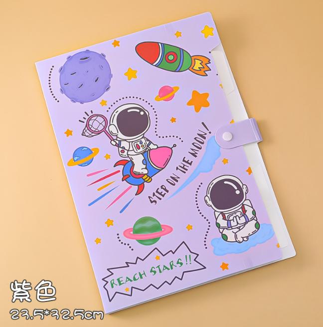 Jual Map folder file space 5 layer - sapce purple - Jakarta Utara ...